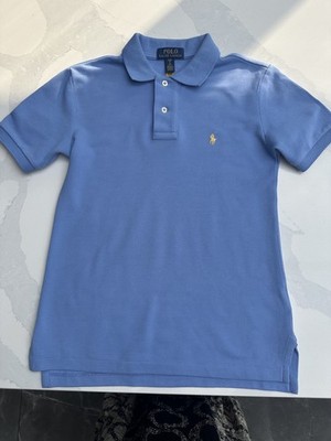 Polo Ralph Lauren Jungen blau Baumwolle Poloshirt, Größe Small, 8S  