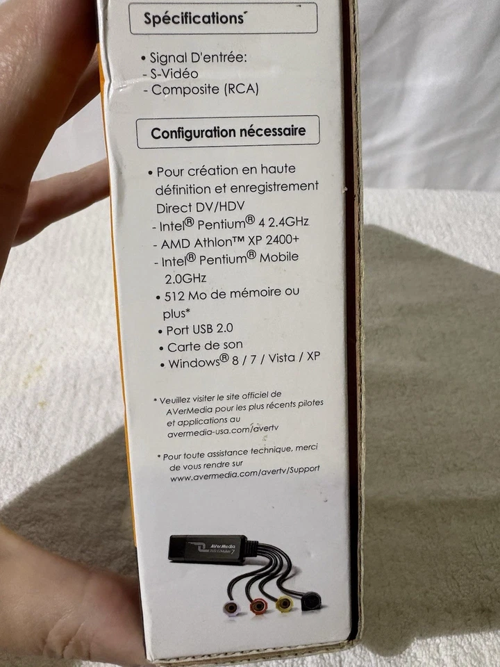 NEW AVerMedia DVD EZMaker 7 C039 VHS/DVD To Digital Format CONVERTER new open bx - Image 3 of 4