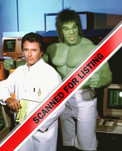 The Incredible Hulk TV Show Lou Ferrigno & Bill Bixby 8X10 PHOTO #2646 ...
