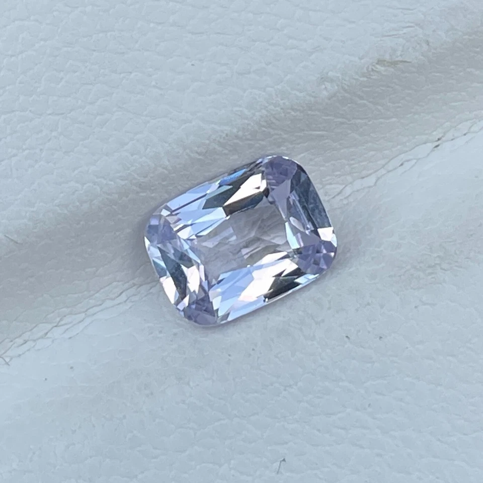 Natural Colorless Spinel 1.37 Cts Cushion Cut Diamond Love Gift Loose Gemstone - Image 3 of 4