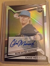 2022 Panini Elite Extra Edition Chase Meidroth AUTOGRAPH #129 Rookie Baseball