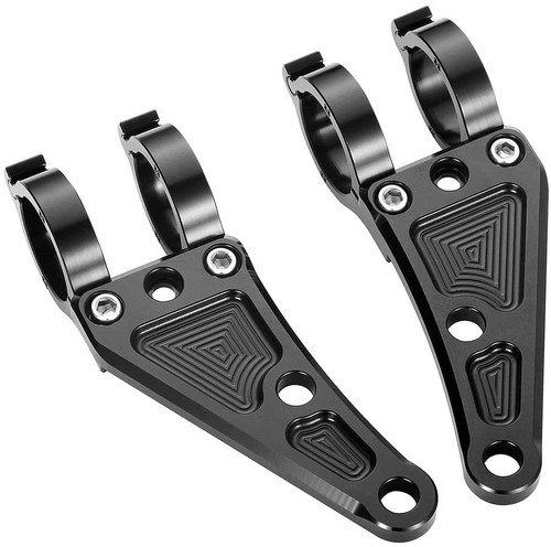 CNC Fork Tubes Headlight Mount Bracket Fork Ear Lamp Holder 45/46/48/49/50mm