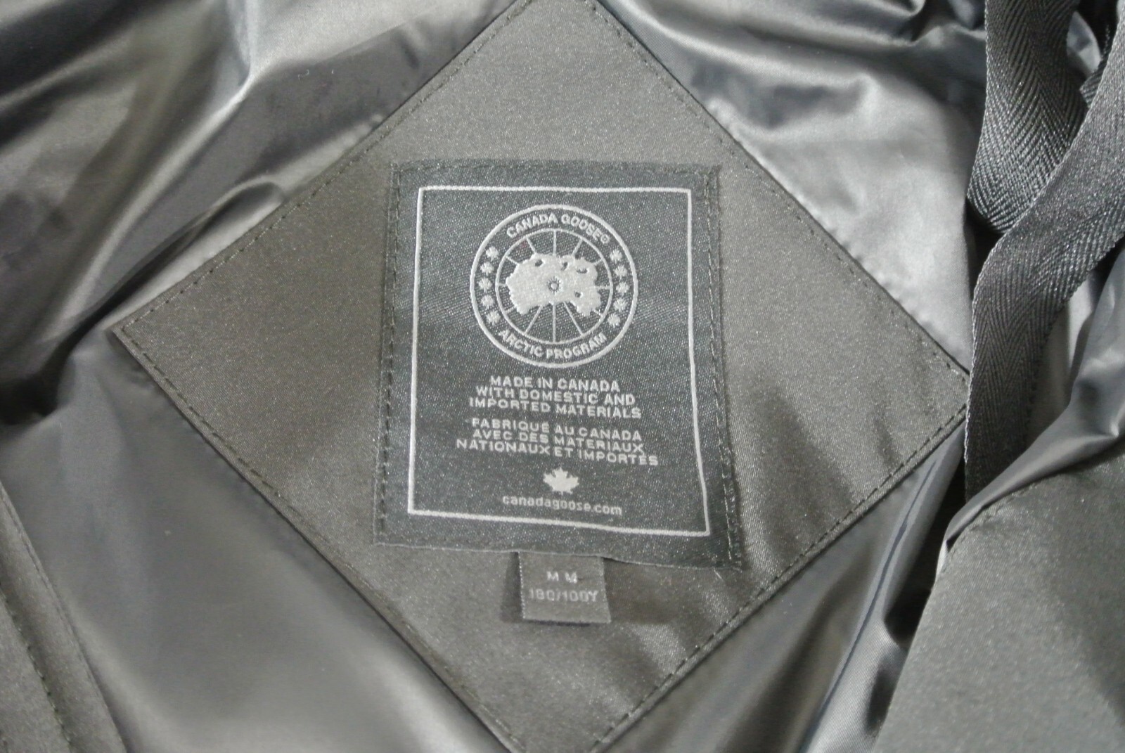 NWD Canada Goose Men's Wedgemount Parka Black Label SZ  M #DC401 image 9