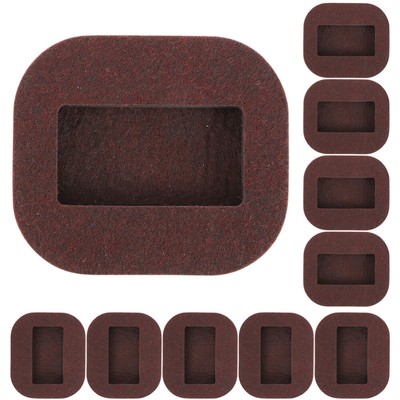  10 Pcs Roller Fixing Pad Furniture Caster Cups Feet Coasters