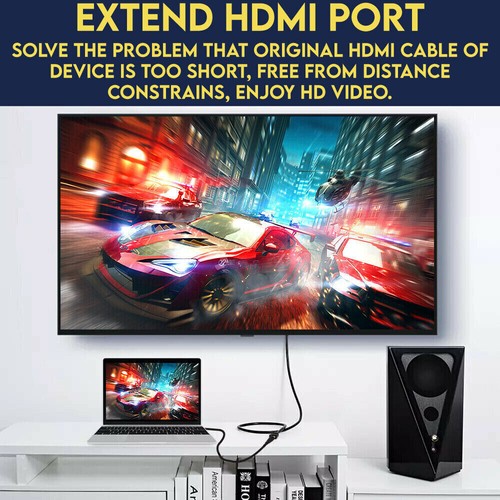 HDMI Extension Cable HDMI Male to Female Cord Extender 4K HD TV PS5 XBOX 20 PACK - Picture 7 of 12