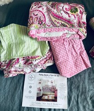My Baby Sam Pink Paisley 3 Piece Bedding Set Pillow - BONUS extra fabric