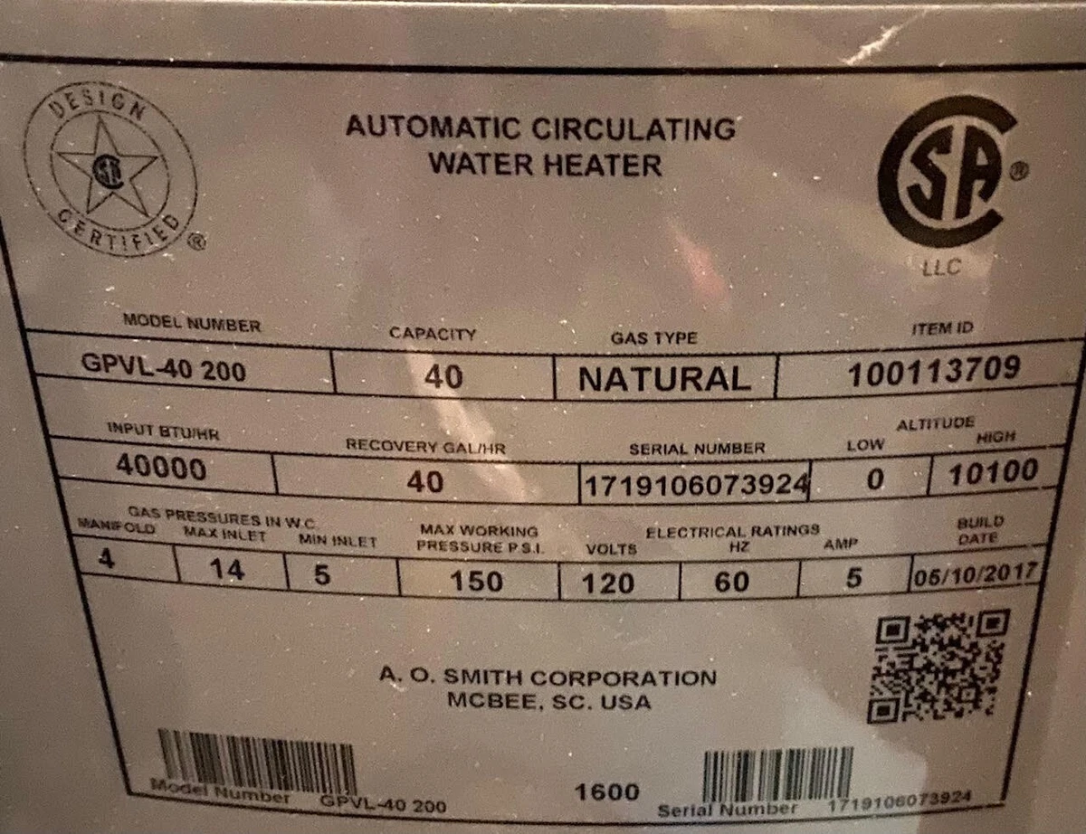 AO Smith GPVL 40 200 Blower Assembly YDK80/30-2-40A1 | eBay
