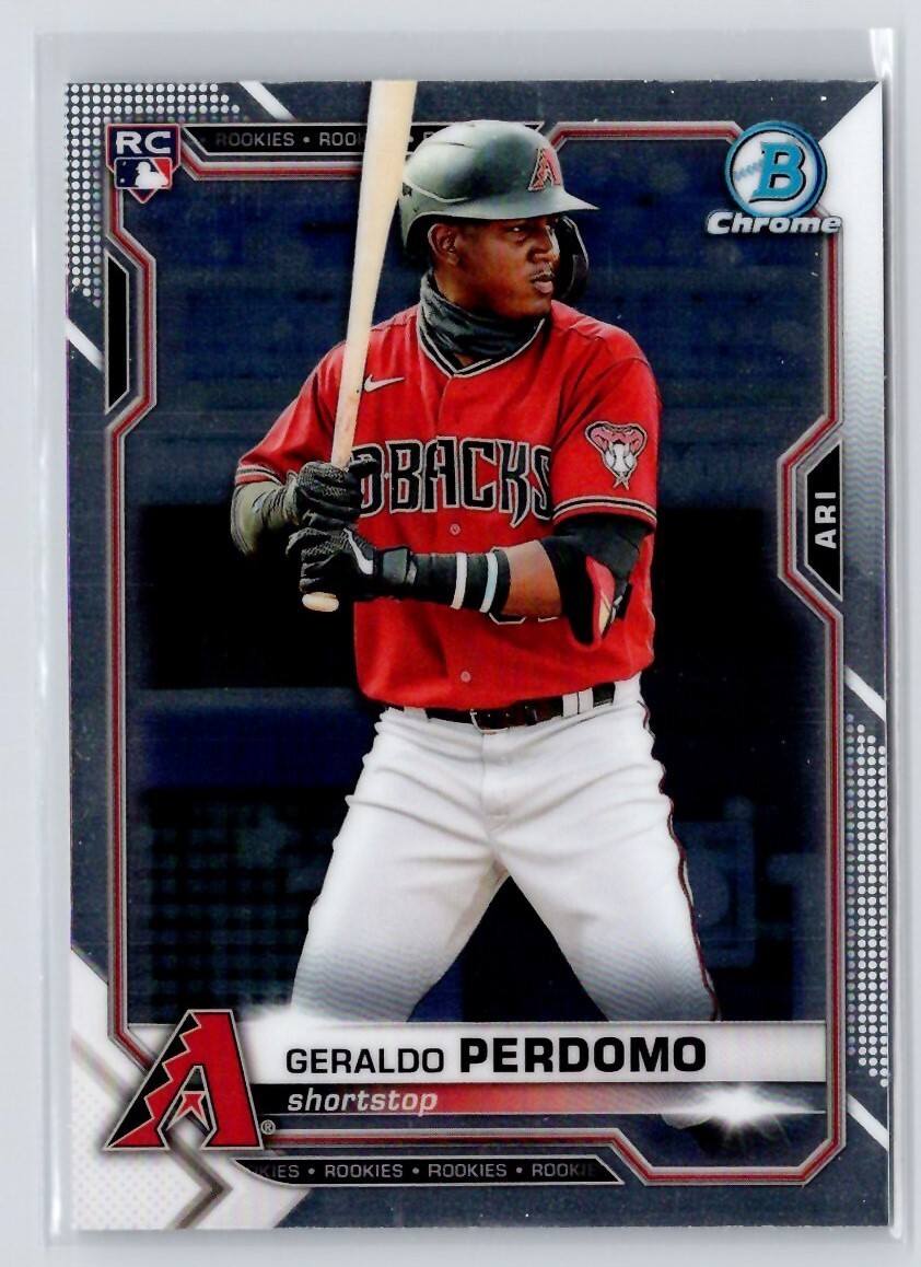 2021 Bowman Chrome #98 Geraldo Perdomo RC Arizona Diamondbacks