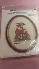 Hummel Peasant Children Girl 9 x 12 Embroidery Kit Sealed Paragon Needlecraft 
