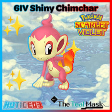 ✨Shiny Chimchar 6IV✨ Pokemon Scarlet & Violet Gen 4 Sinnoh