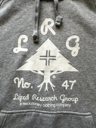 Lifted Research Group LRG Heather Gray Camo Hoodie Pullover Medium M A133015 - Picture 2 of 12