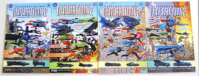 SUPERMAN & BATMAN Generation 2 -  1 2 3 4 komplett - PANINI 2003-2004