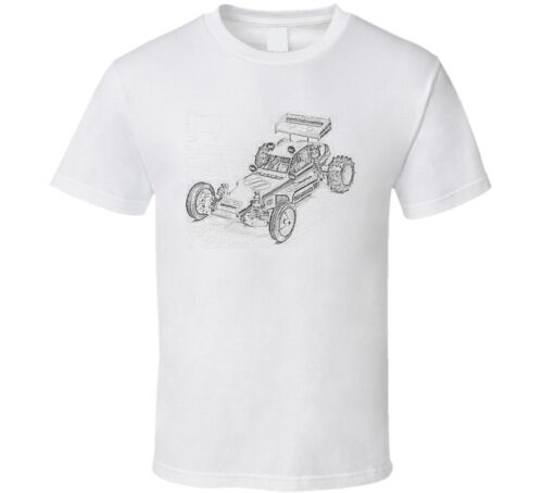 Vintage Associated style RC10 A Stamp T-shirt - Afbeelding 1 van 1