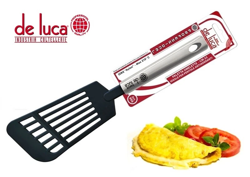 Spatola Larga In Acciaio Inox 9,4 Cm Con Manico In Silicone – Per Padella In Ghisa, Hamburger, Uova, Resistente E A Tutto Codolo