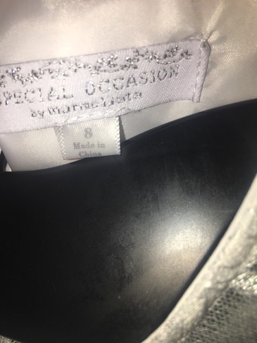 NWT $72 Girls Marmelleta Special Occasion White Party Dress Size 8 - Picture 8 of 8