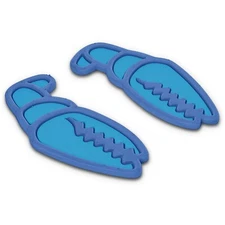 New Crab Grab Mega Claws Snowboard Stomp Pad Double Blue 2 Pack