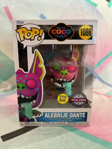 Alebrije Dante (GITD)- Pop Vinyl - 1086 - Coco - Disney - VAULTED