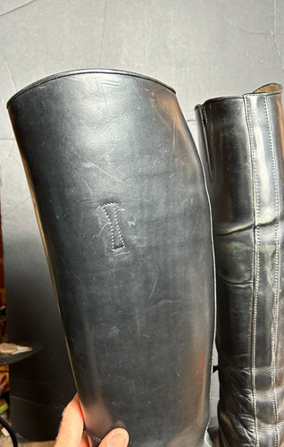 Women's ARIAT Ravello Italy Black Leather English Riding Boots Sz. 8M Excellent! - Picture 9 of 13