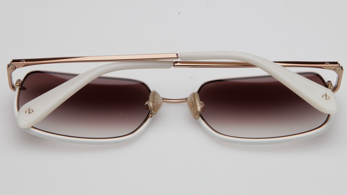 Rag & Bone White Frame Sunglasses RNOB1032/S, With Case New rag & bone RNB1032/S VK6 NQ White Eyeglasses Frame 58-18  main image 2