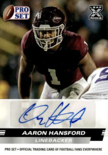2022 Leaf Pro Set Draft Aaron Hansford #PSA-AH1