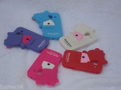 hot cute 3D kitty cat silicone soft cover case for samsung galaxy ACE i8160 new  - Bild 1 von 7