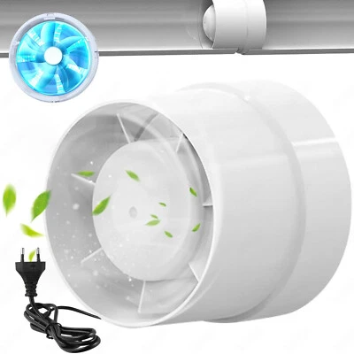 DEPMOG Kanal Rohrventilator Rohreinschub Abluft Lüfter Ventilator Leise Ø 100mm Ø 150mm