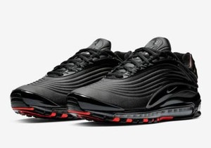 NIKE AIR MAX DELUXE SE AO8284 001 BLACK/ANTHRACITE/BRIGHT CRIMSON -  IRIDESCENT | eBay