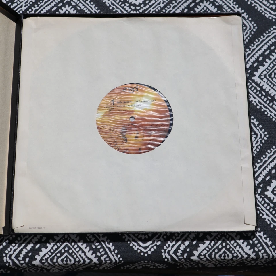 PABLO CASALS complete BACH Solo Cello Suites #1-6 ANGEL 3 LP FREE SHIP USA CAN - Image 3 of 3