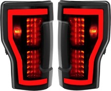 17-19 Ford F250 F350 F450 SD LED Pair Tail Lights Compatible with 2017-2019 Ford