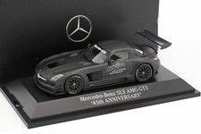 Mercedes Sls Amg Gt3 45Th Anniversary Dark Grey Metal Minichamps B66960555 1/43