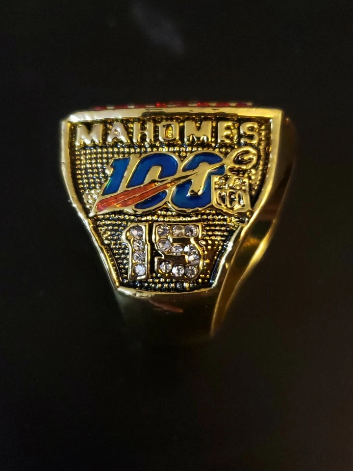 Anillo Kansas City Chiefs Super Bowl MAHOMES NFL 100 talla 11 Foto 2 de 4