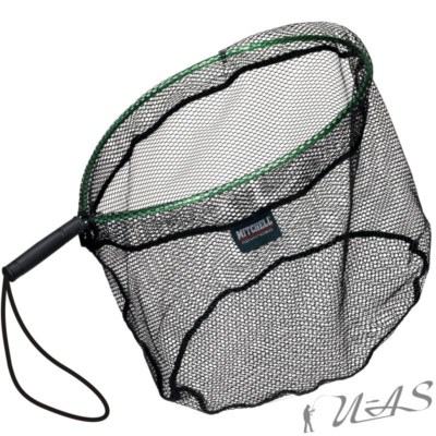 Mitchell Meerforellen Kescher Forellen Watkescher 63X45CM Gummiertes Netz Sha