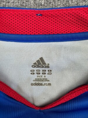 非売品　JFA 日本代表ユニフォーム 青 Adidas Japan JFA Soccer Jersey Men's Small Blue National