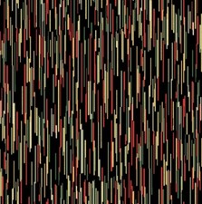 Hoffman Cardinal Carols Christmas Streamer Stripes Quilt Fabric by the Yard