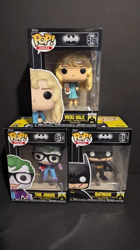 Funko Pop! Batman 85th Anniversary Batman The Joker Vicki Vale - Set of 3