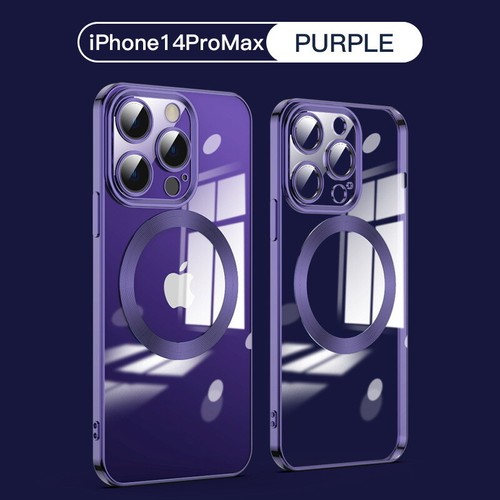 Funda magnética transparente con revestimiento magsafe para iPhone 15 14 13 12 11 Pro Max XS X - Imagen 13 de 29