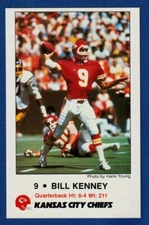 BILL KENNEY 1984 Chiefs Police PROMO Card #3 Kansas City Frito Lay!