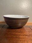 Vintage Pyrex Terra Pattern #404 Large Mixing Bowl 4 Qt.