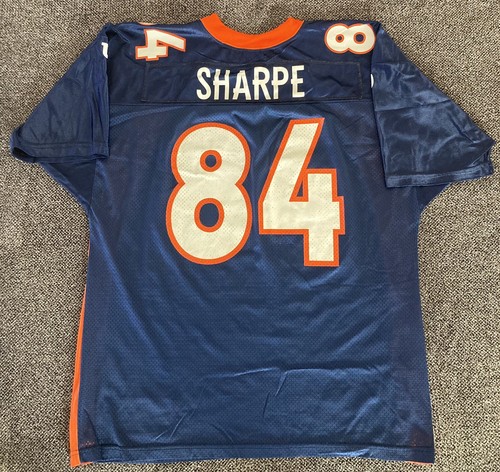 Vintage 90s Denver Broncos NFL #84 Shannon Sharpe Wilson Jersey Size XL Rare - Picture 2 of 2