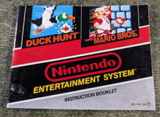 Super Mario Bros. / Duck Hunt Nintendo NES Manual Only  Instruction Booklet