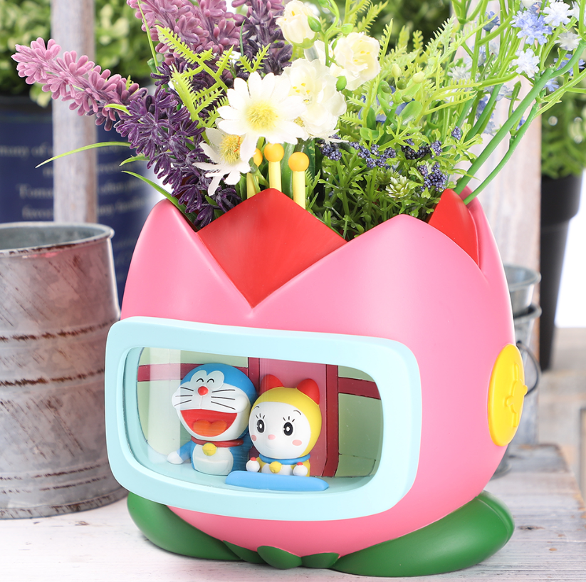 Doraemon Dorami's Tulip-Shaped Time Machine Interior Box limited