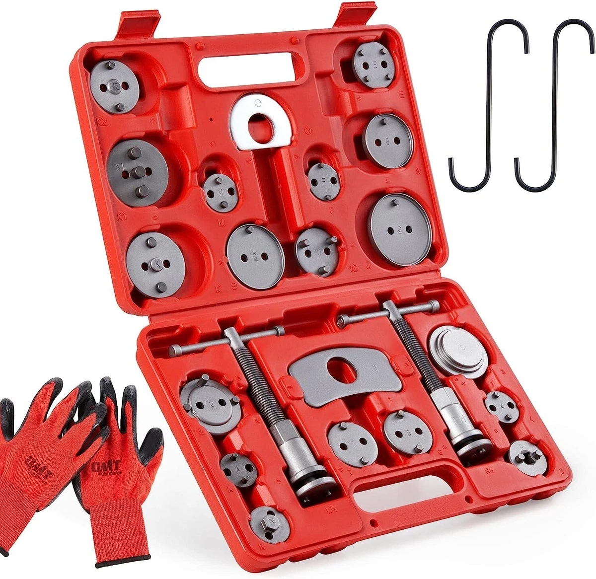 OMT 24pcs Brake Caliper Tool Heavy Duty Brake Caliper Compression