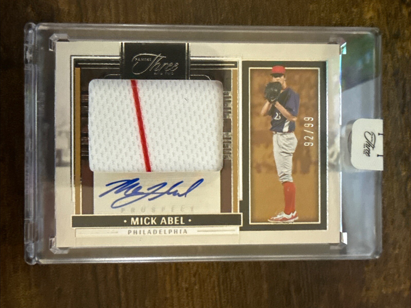2024 Panini Three And Two Prospect Jersey Auto Mick Abel #PJA-MA /99