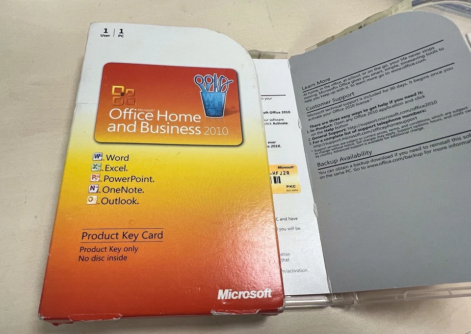 Microsoft Office 2010 Home and Business License Card PC Activation - Image 3 of 4