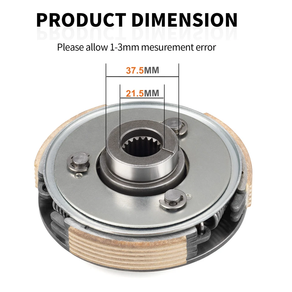 Placa de transmisión de embrague húmedo portador centrífugo para HONDA FourTrax 200 TRX200 TRX200D Foto 3 de 4