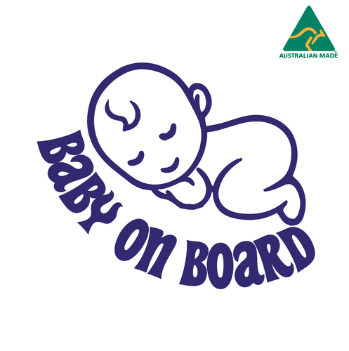 Baby On Board Warning Vinyl Decal Sticker 15 cm x 12 cm - Picture 8 of 16