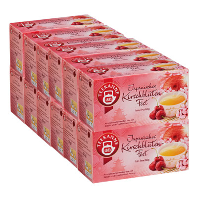 Teekanne Japanisches Kirschblütenfest 12er Pack