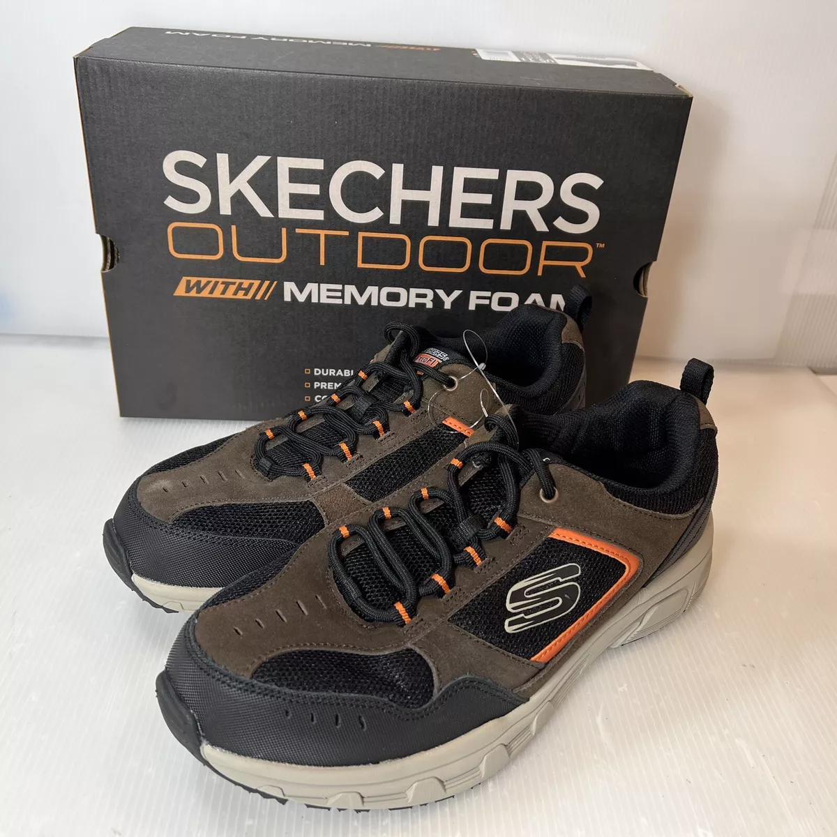 Skechers Outdoor 16830 Oak Canyon Men's Brown Memory Foam Sneakers Choose  Size | eBay