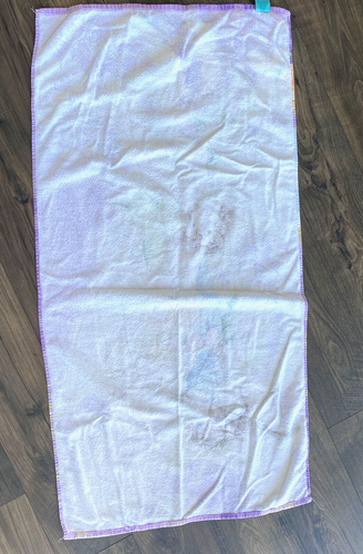 Vintage ~ Disney FAIRIES Strandtuch ~ Tinkerbell ~ lila, 100% Baumwolle, klassisch - Bild 12 von 14