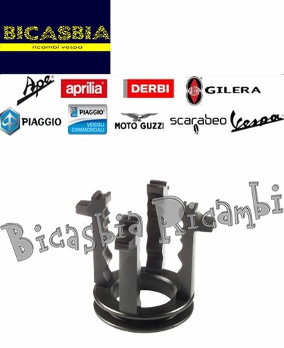 COPRIVOLANO COPRIVENTOLA NERO IN FERRO PER VESPA 50 - Foto 2